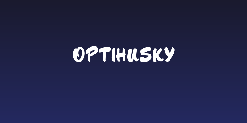 OPTIHusky Social Header