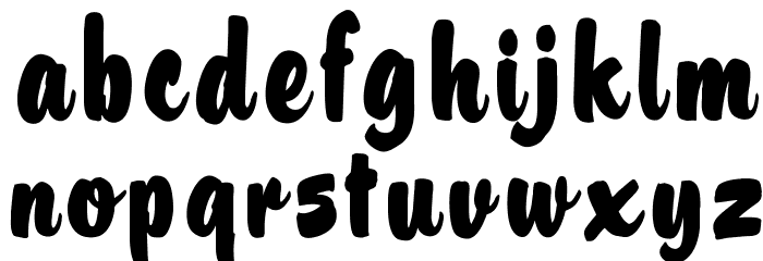 OPTIHusky Font LOWERCASE
