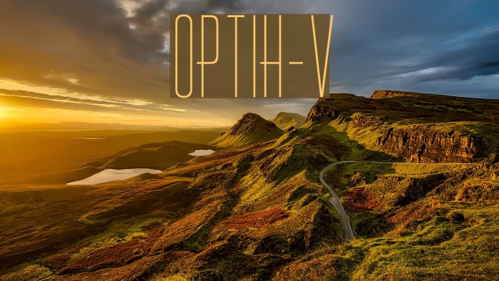 OPTIHuxley-Vertical Font examples