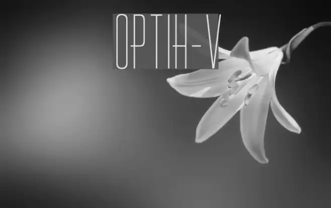 OPTIHuxley-Vertical Fonte examples