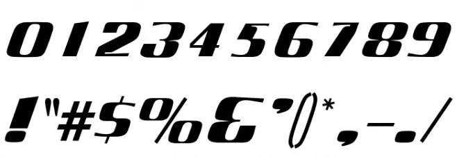 OPTIIambic-HeavyItalic Font OTHER CHARS