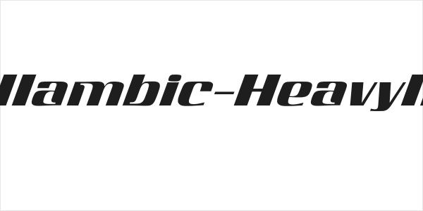 OPTIIambic-HeavyItalic Logo
