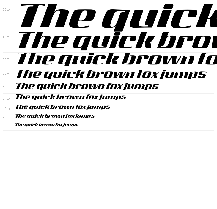 OPTIIambic-HeavyItalic Waterfall