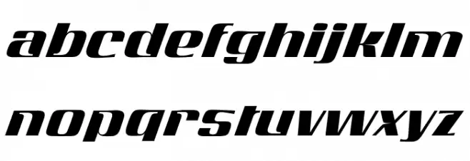 OPTIIambic-HeavyItalic फ़ॉन्ट लोअरकेस