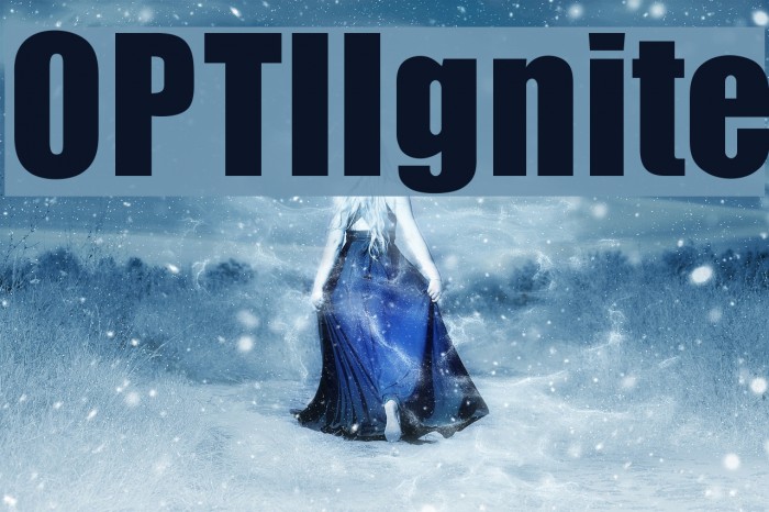 OPTIIgnite Font examples