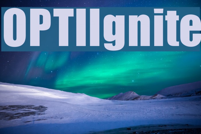 OPTIIgnite Font examples