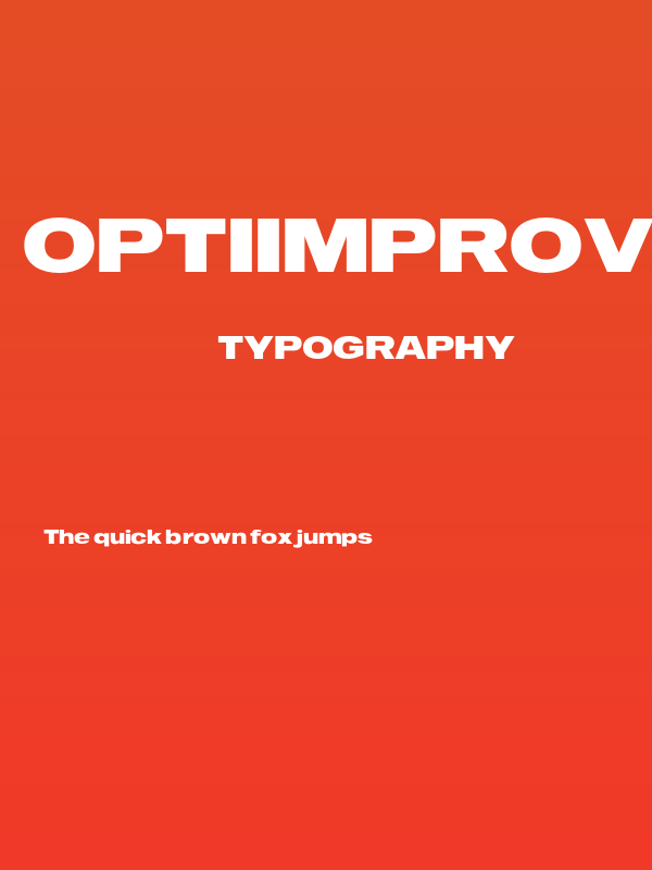 OPTIImprovNewWideNine Poster