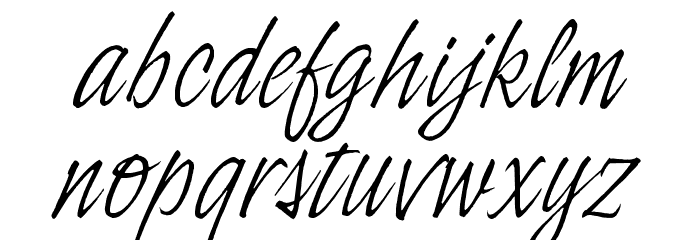 OPTIIngramFive Font LOWERCASE