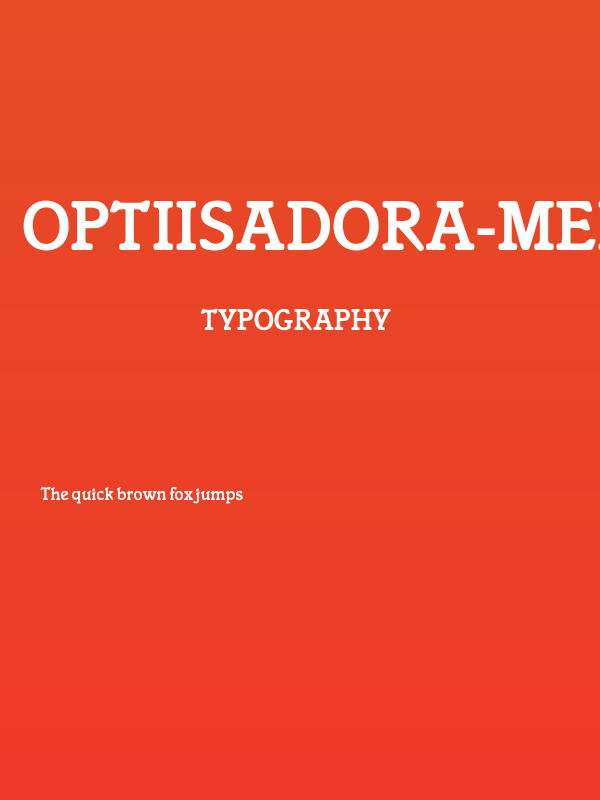 OPTIIsadora-Medium Poster