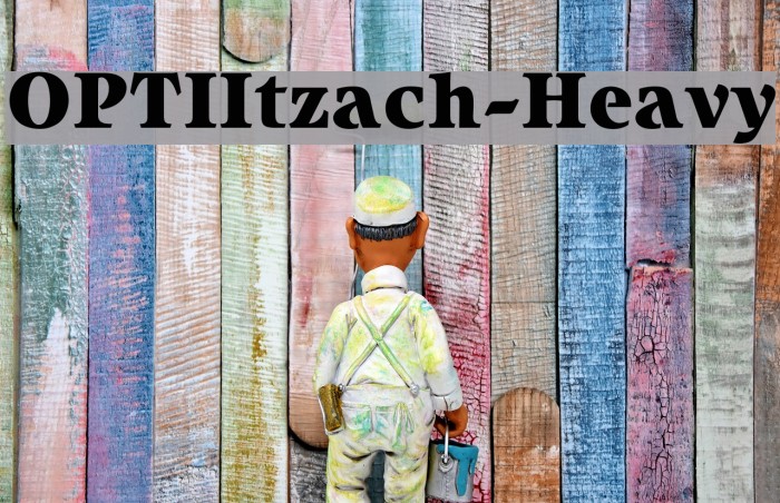OPTIItzach-Heavy フォント examples