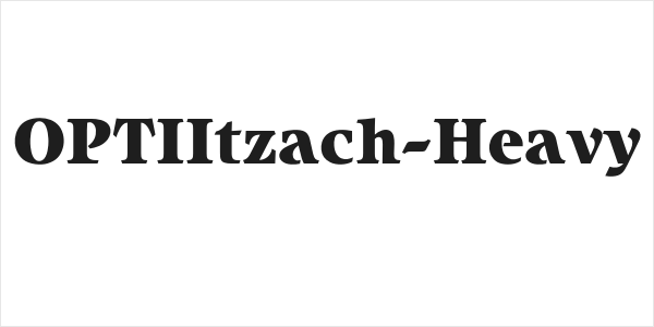 OPTIItzach-Heavy Logo