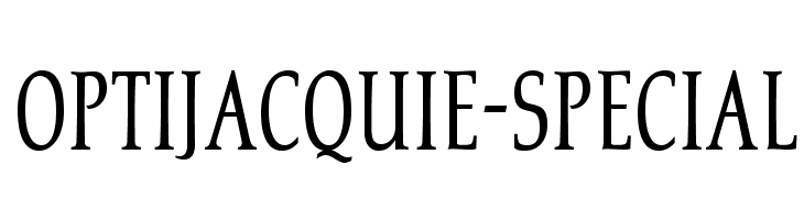 OPTIJacquie-Special  baixar fontes gratis