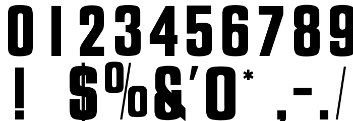 OPTIJaffaGothicBold Font OTHER CHARS