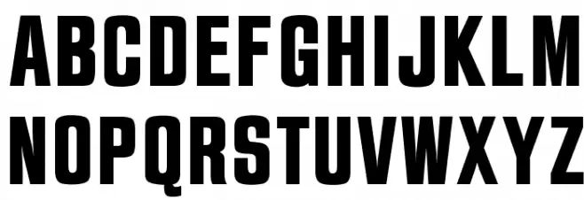 OPTIJaffaGothicBold Schriftart Groß