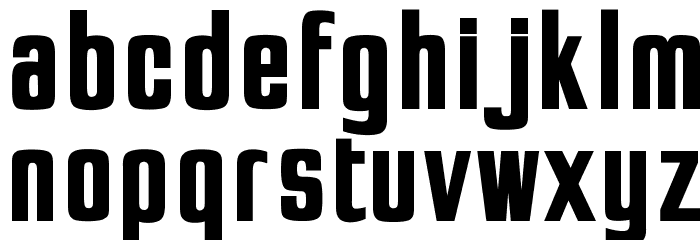 OPTIJaffaGothicBold Font LOWERCASE