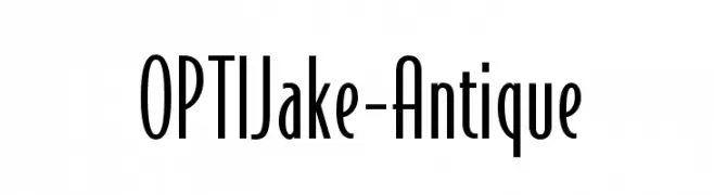 OPTIJake-Antique  免费字体下载