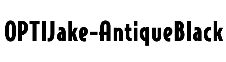 OPTIJake-AntiqueBlack  baixar fontes gratis