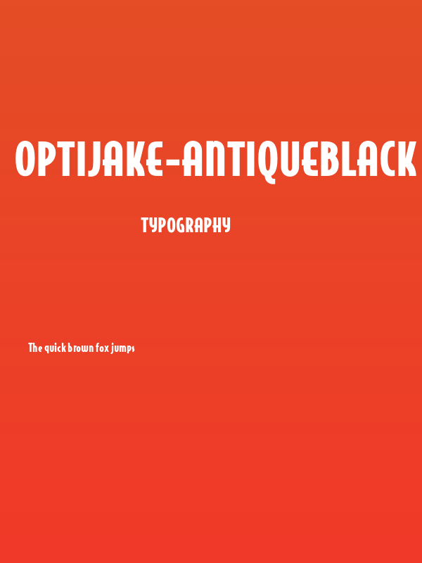OPTIJake-AntiqueBlack Poster