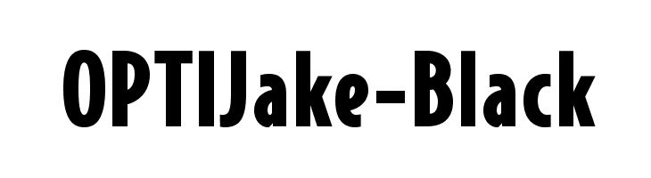 OPTIJake-Black  Free Fonts Download