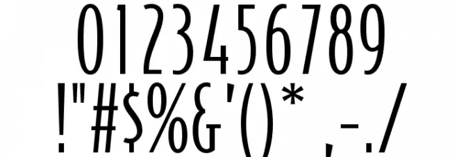 OPTIJake Font OTHER CHARS