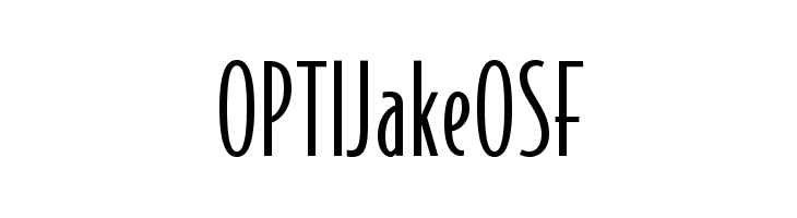 OPTIJakeOSF Font