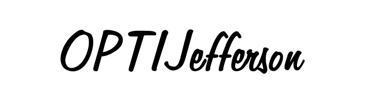 OPTIJefferson Font