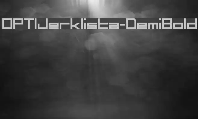 OPTIJerklista-DemiBold Font examples