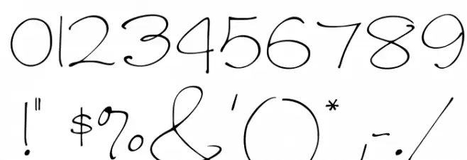 OPTIJiffy Font OTHER CHARS