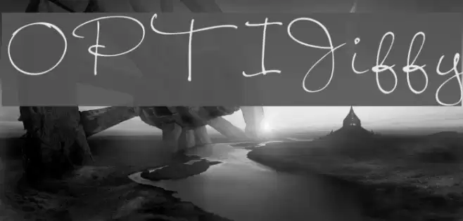OPTIJiffy Font examples
