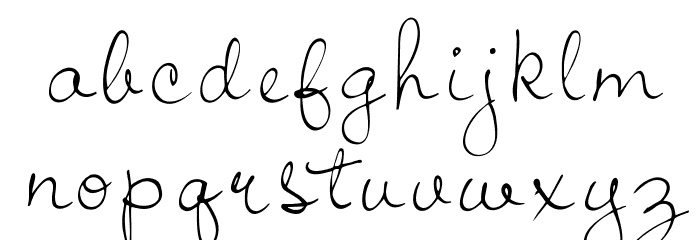 OPTIJiffy Font LOWERCASE
