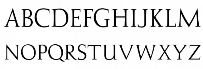 OPTIJulie Fonte MAIÚSCULAS
