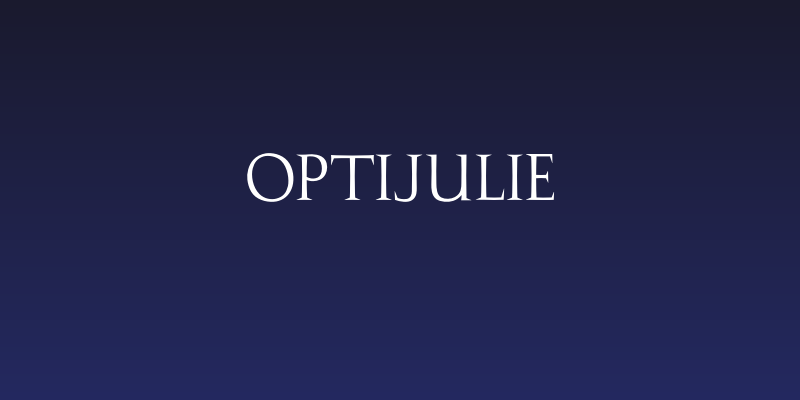 OPTIJulie Social Header