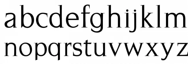 OPTIJulie Font LOWERCASE