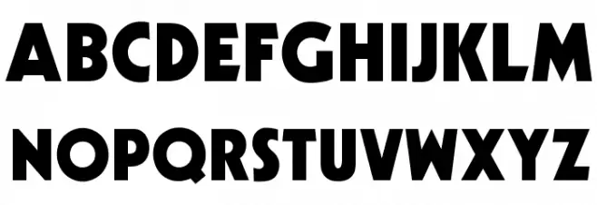 OPTIKabel-Heavy Schriftart Groß