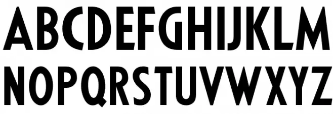 OPTIKabelBoldCondensed Fonte MAIÚSCULAS