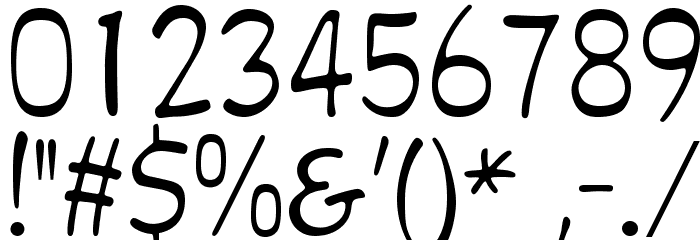 OPTIKartoon Font OTHER CHARS