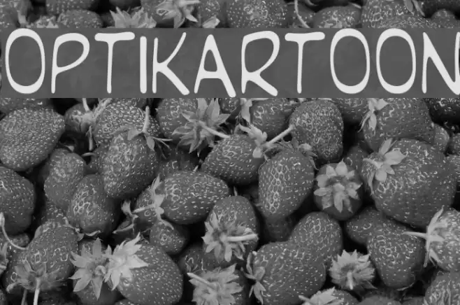 OPTIKartoon Font examples