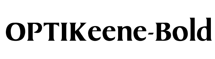 OPTIKeene-Bold Font