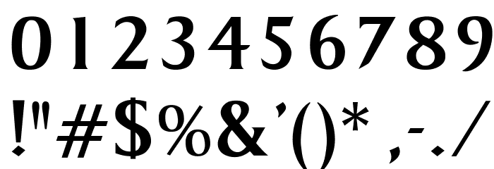 OPTIKeene-Medium Font OTHER CHARS