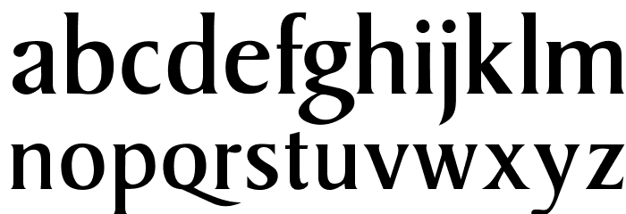 OPTIKeene-Medium Font LOWERCASE