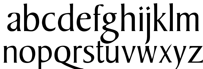 OPTIKeene Font LOWERCASE
