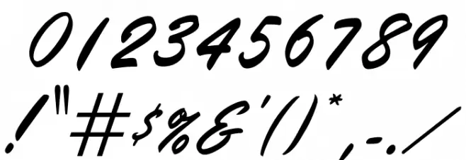 OPTIKipling Font OTHER CHARS