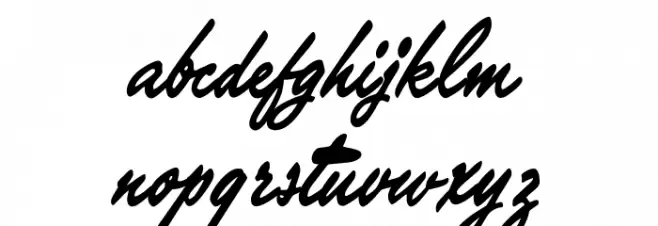OPTIKipling Font LOWERCASE