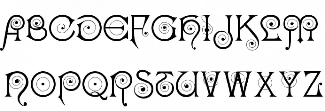 OPTIKismet Schriftart Groß