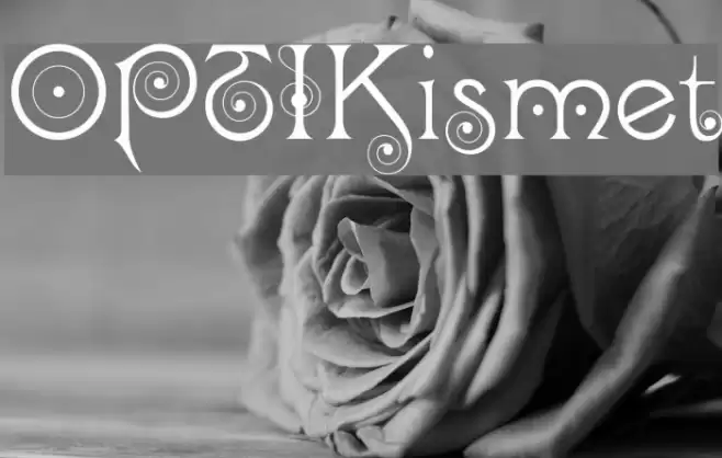 OPTIKismet Font examples