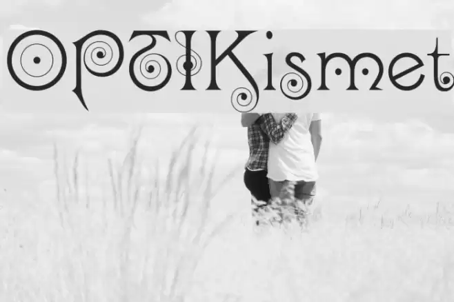 OPTIKismet Font examples