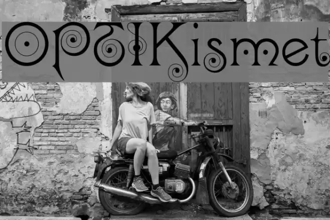OPTIKismet Font examples