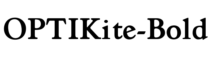OPTIKite-Bold Font