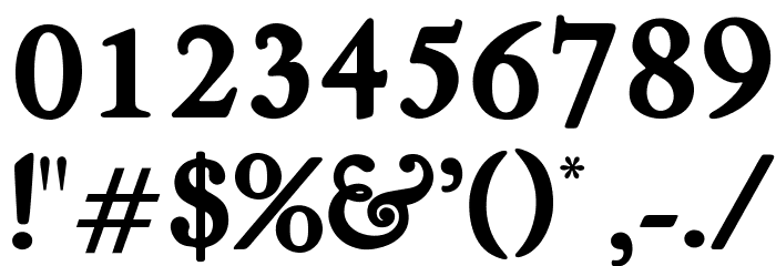 OPTIKite-Bold Font OTHER CHARS