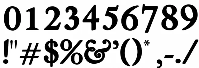 OPTIKite-Bold Font OTHER CHARS